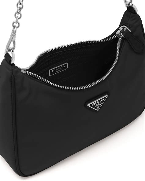 prada re nylon borsa|prada nylon off shoulder top.